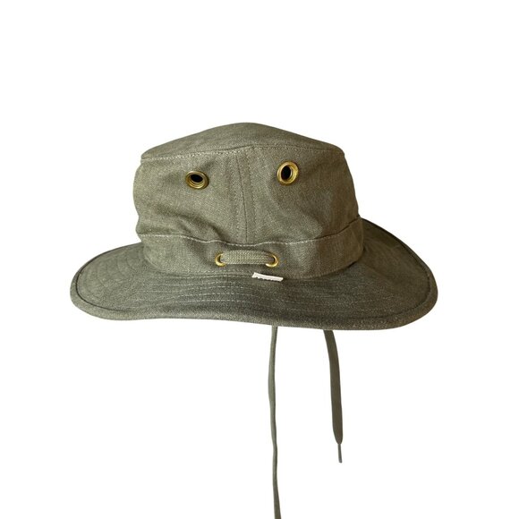 Tilley Heritage Hat Bucket Womens 7 1/4 Medium Camo‎ Green NWOT Hiking Outdoor - Picture 1 of 8